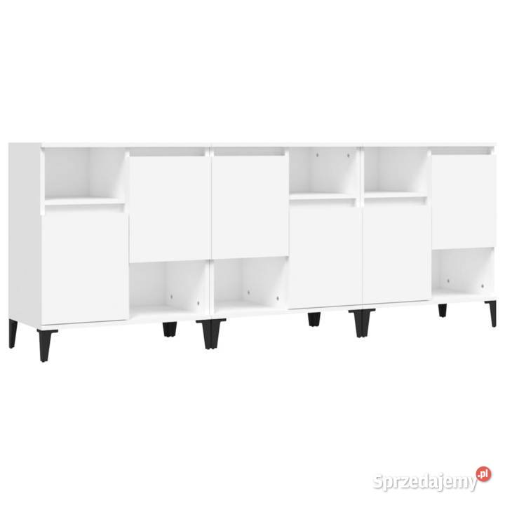 vidaXL Komody 3 białe 60x35x70 SKU3185743