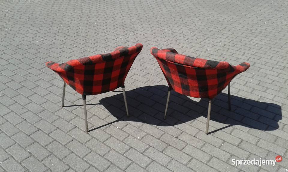 Fotel muszelka PRL Ewa Famed Zadziele design Gdynia