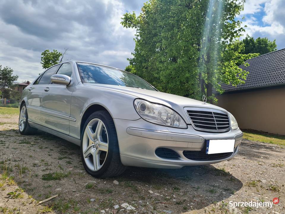Mercedes S500 V8 4matic LONG LPG Salon Polska światła przeciwmgielne Olsztyn