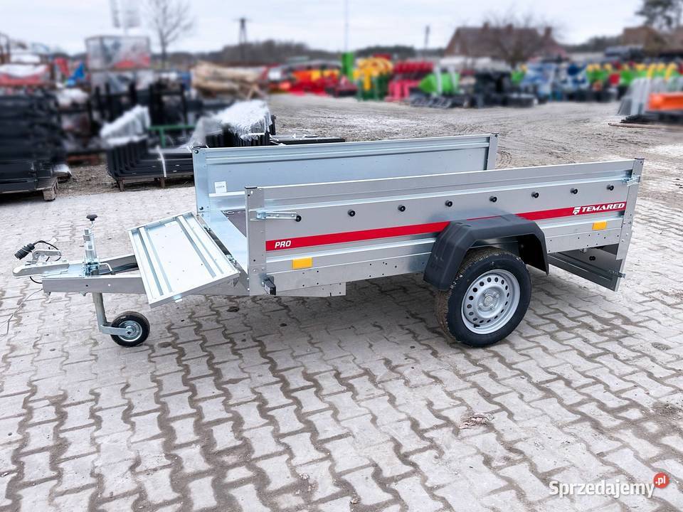 Przyczepka samochodowa 231x126 Temared PRO 2312 burtowe