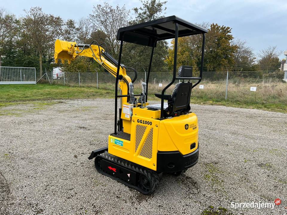 Kubota i Gunter Grossmann Minikoparka GG1000 Jedwabne