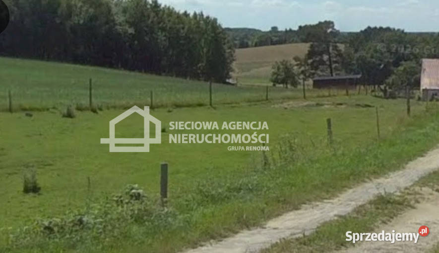 Działka 1000m Łebno utwardzona