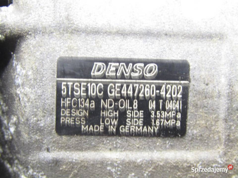 SPRĘŻARKA KOMPRESOR KLIMATYZACJI 13 VVTI TOYOTA Kompresory klimatyzacji