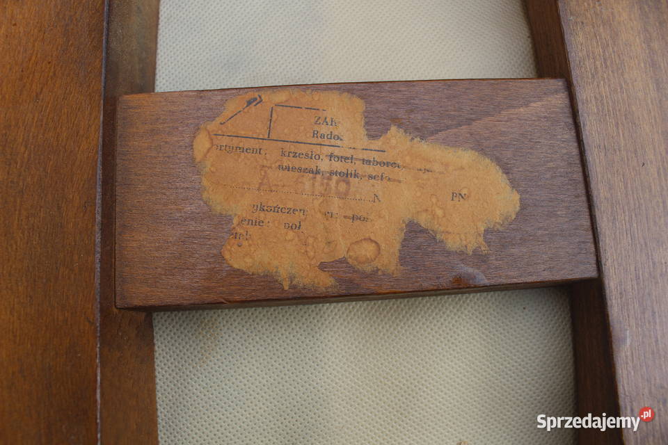 krzesło prl A 6150 Kalisz