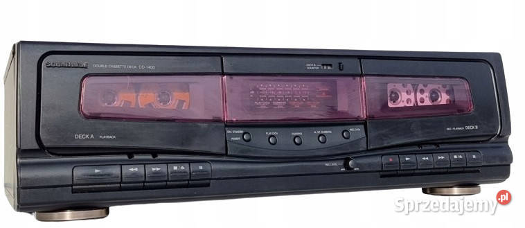 Soundwave Cassette Deck magnetofon DD 1400 Międzychód sprzedam