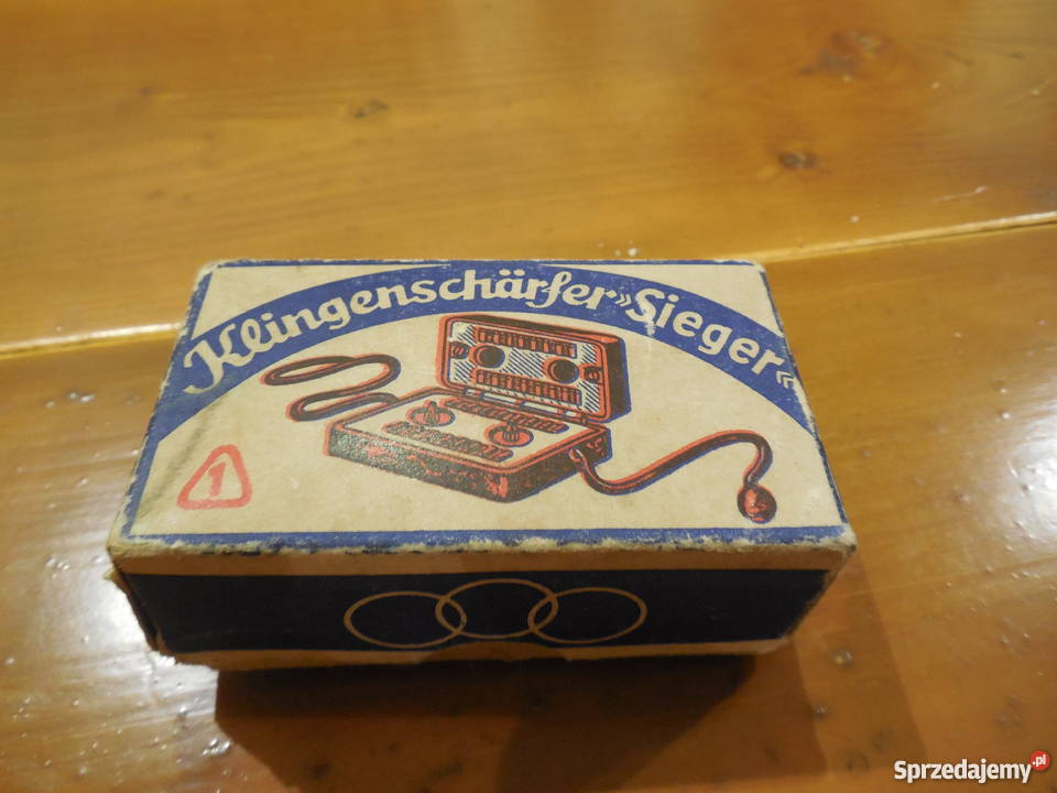 Miedzywojenna Ostrzałka do zyletek Dębica sprzedam