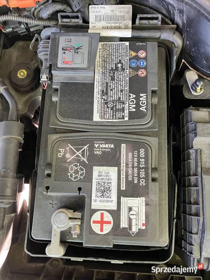 AGM AKUMULATOR ORYGINAŁ VW 000915105CC 12V 68Ah Tychy