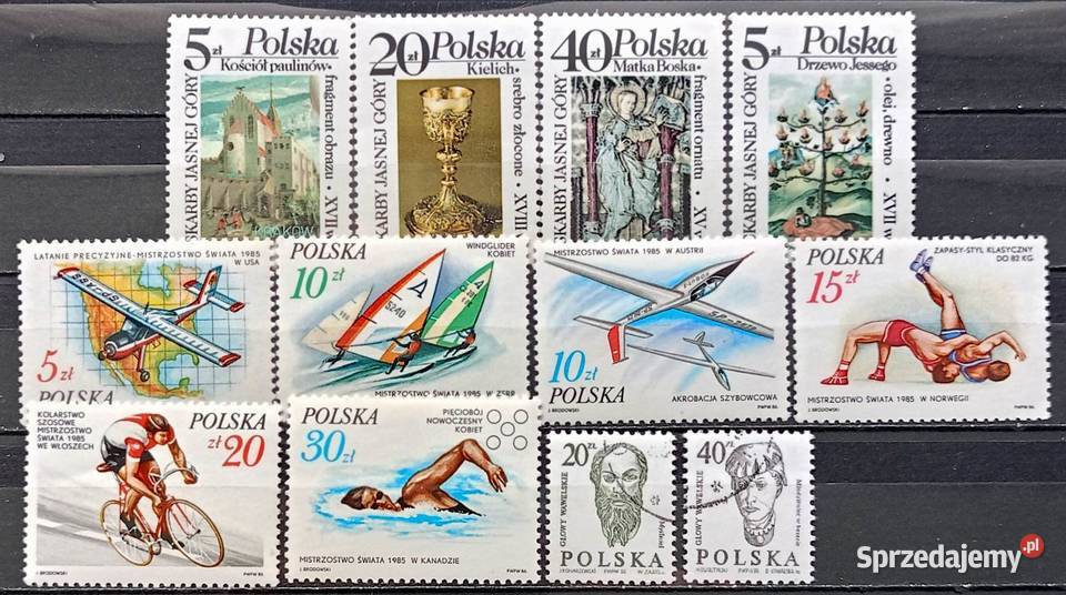 L Znaczki polskie 1986 kwartał III Leźnica Wielka-Osiedle