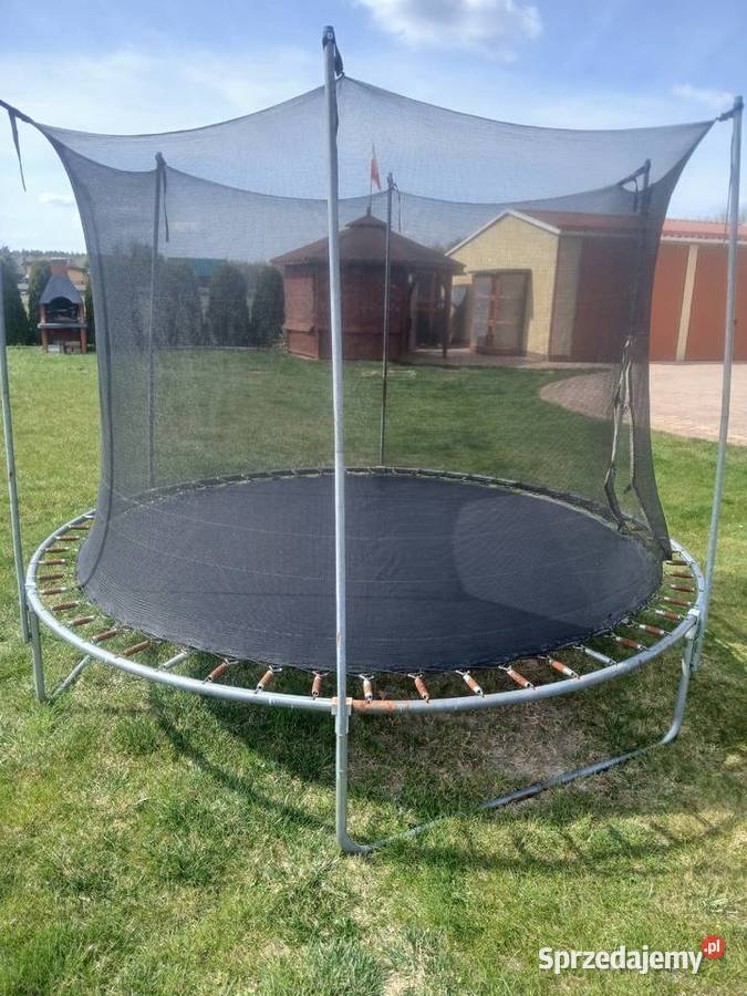 Trampolina ogrodowa duża 305 okazja Sport Goździk sprzedam