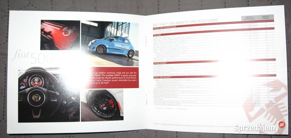 FIAT 2016 prospekt katalog Kępice