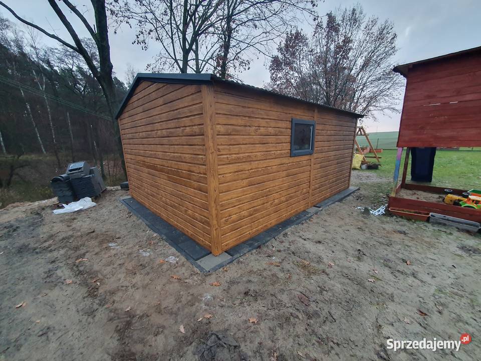 Garaż drewnopodobny garaże blaszane garaże na Warszawa