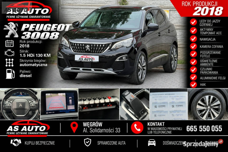 Peugeot 3008 15HDi 130 Węgrów