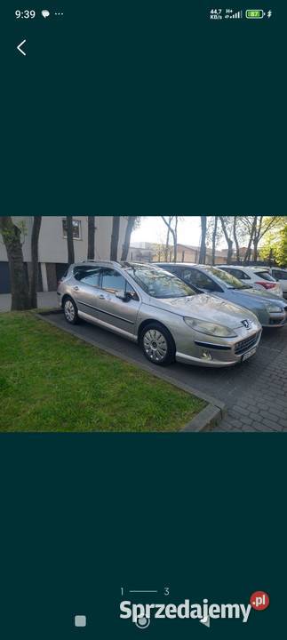 Peugeot 407 uszkodzony 407 Słupsk
