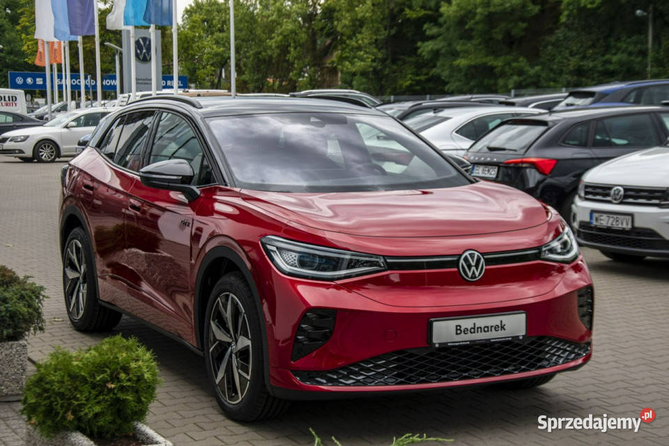 Volkswagen ID4 GTX Plus 4MOTION 79 kWh 340 elektryczne lusterka łódzkie Łódź
