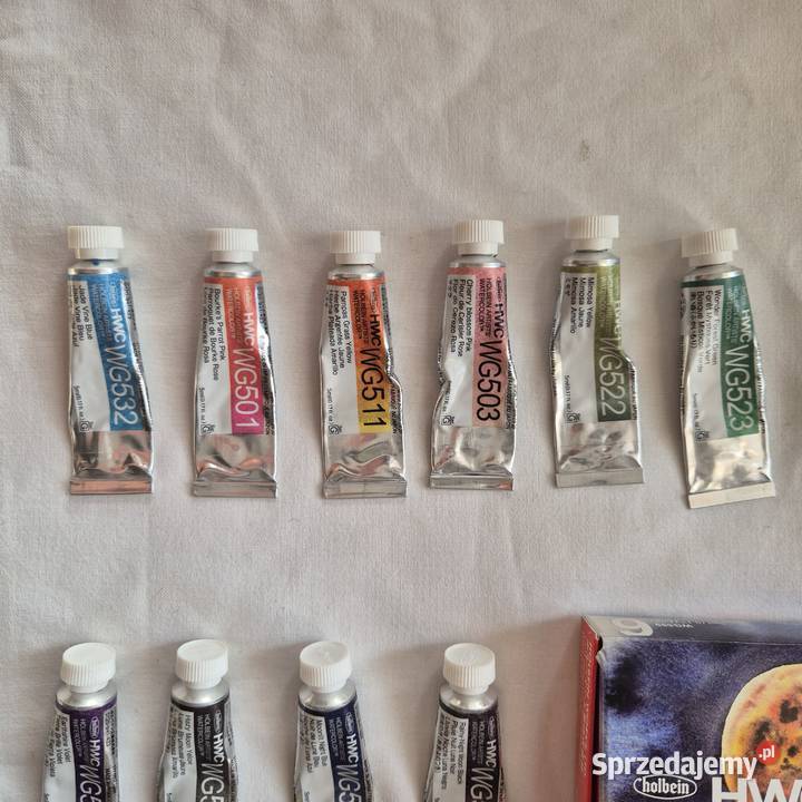 HOLBEIN 12 farb granulujących w tubach małopolskie Brzesko