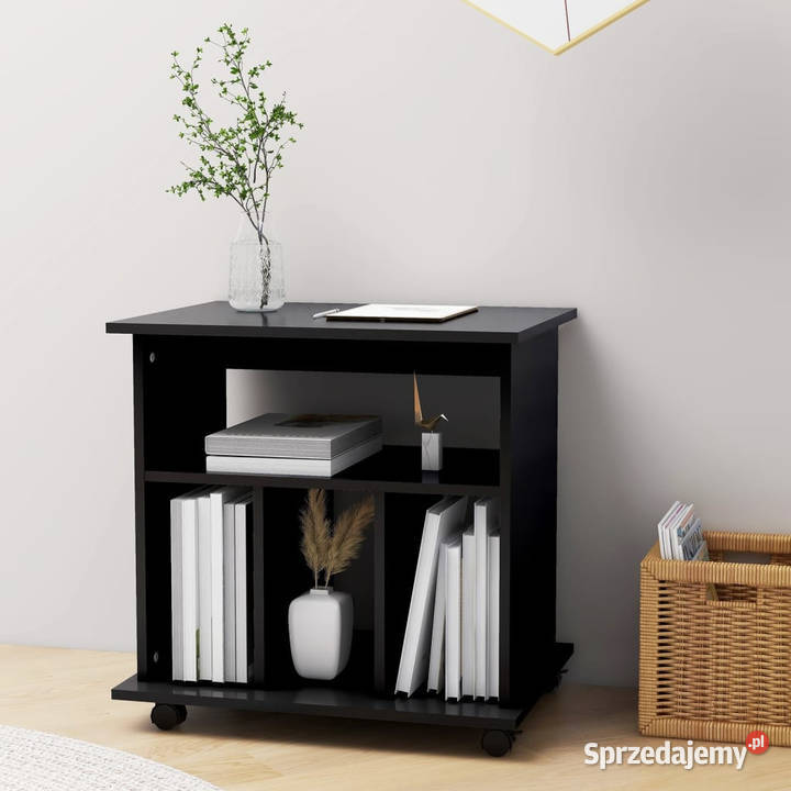 Szafka na kółkach czarna 60x45x60 materiał mazowieckie Warszawa sprzedam