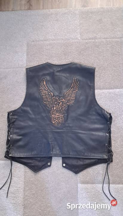 Kamizelka skórzana męska motocyklowa lubelskie Zamość sprzedam