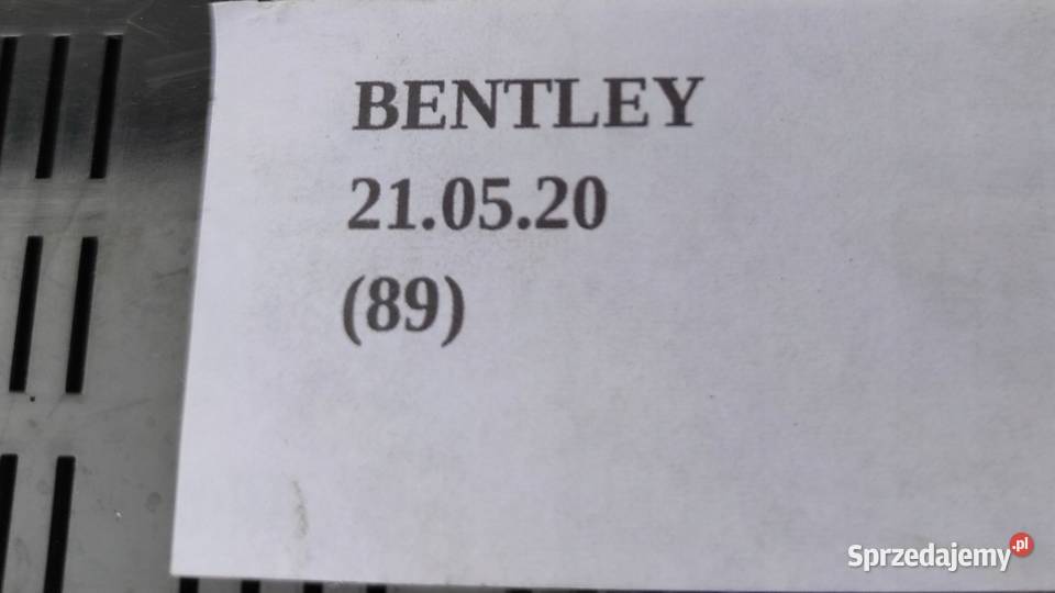 MODUŁ KLIMATYZACJI BENTLEY CONTINENTAL GT II Nowy Tomyśl sprzedam