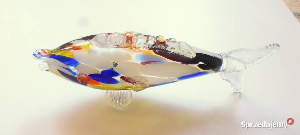 Ryba Szklana Dekoracyjna