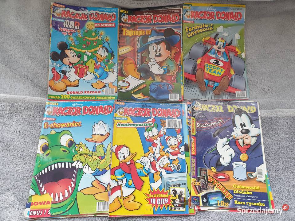 Kaczor Donald zestaw 21 komiksów Gdynia