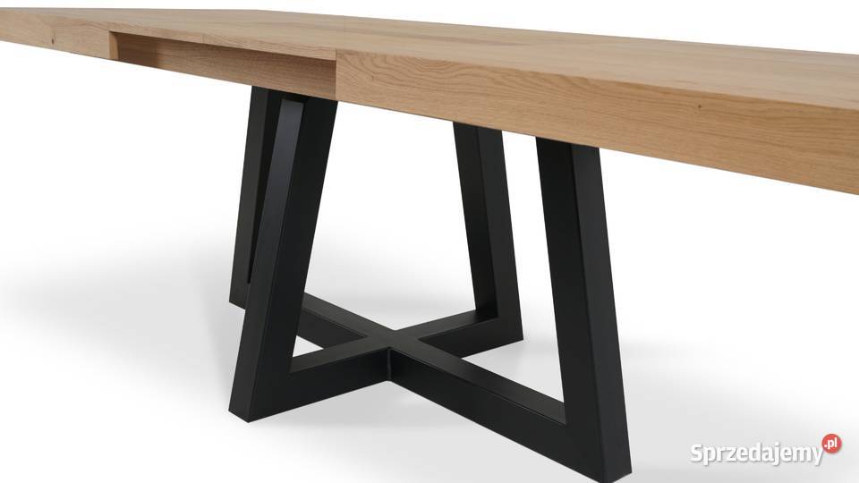Stół IKON 200 x 90 rozkładany dąb nat dziki 76cm Stoły, krzesła, biurka Gliwice