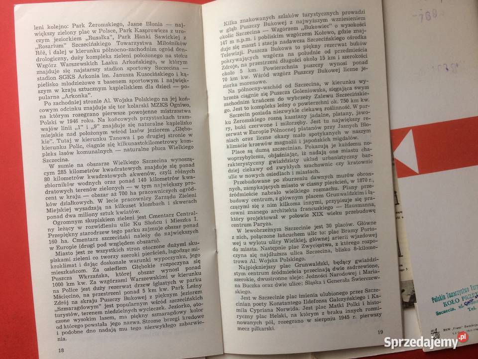 547 Plan Turystyczny Szczecina Szczecin sprzedam