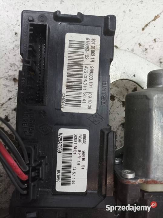 MECHANIZM SZYBY LEWY PRZÓD 807310021R Renault