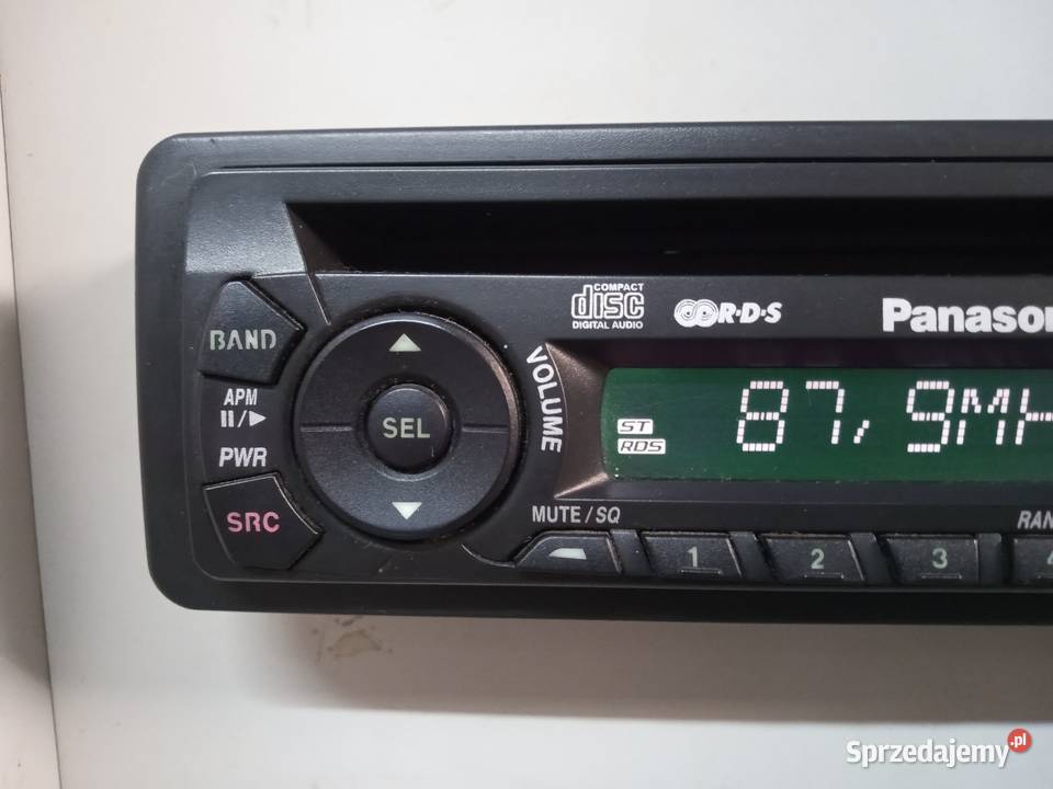 PANASONIC CQC1001N CD Radio Samochodowe ładny