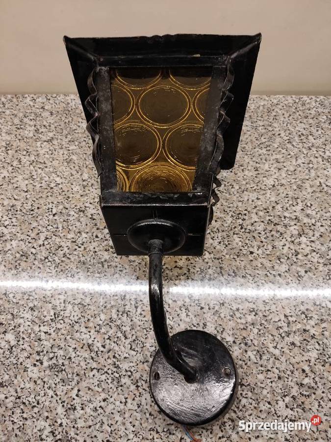 Stara retro lampa ścienna kinkiet na ganek Głuchołazy sprzedam