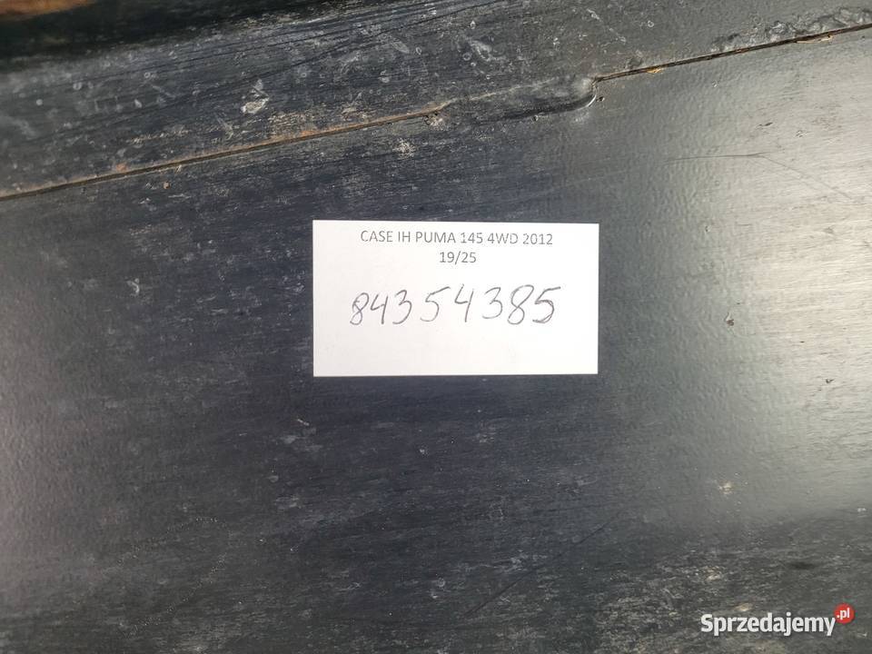 CASE IH PUMA 145 12r OSŁONA PŁYTA POD ZBIORNIK