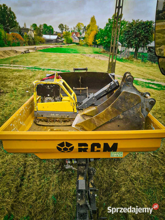 RCM PK1 Przyczepa do koparki kołowej 8ton nieuszkodzony Gołdap