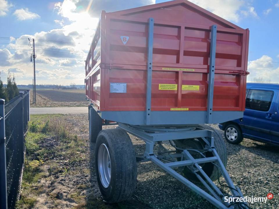 Przyczepa dwuosiowa Krone 3 stronny wywrotka 6 8 łódzkie Pajęczno