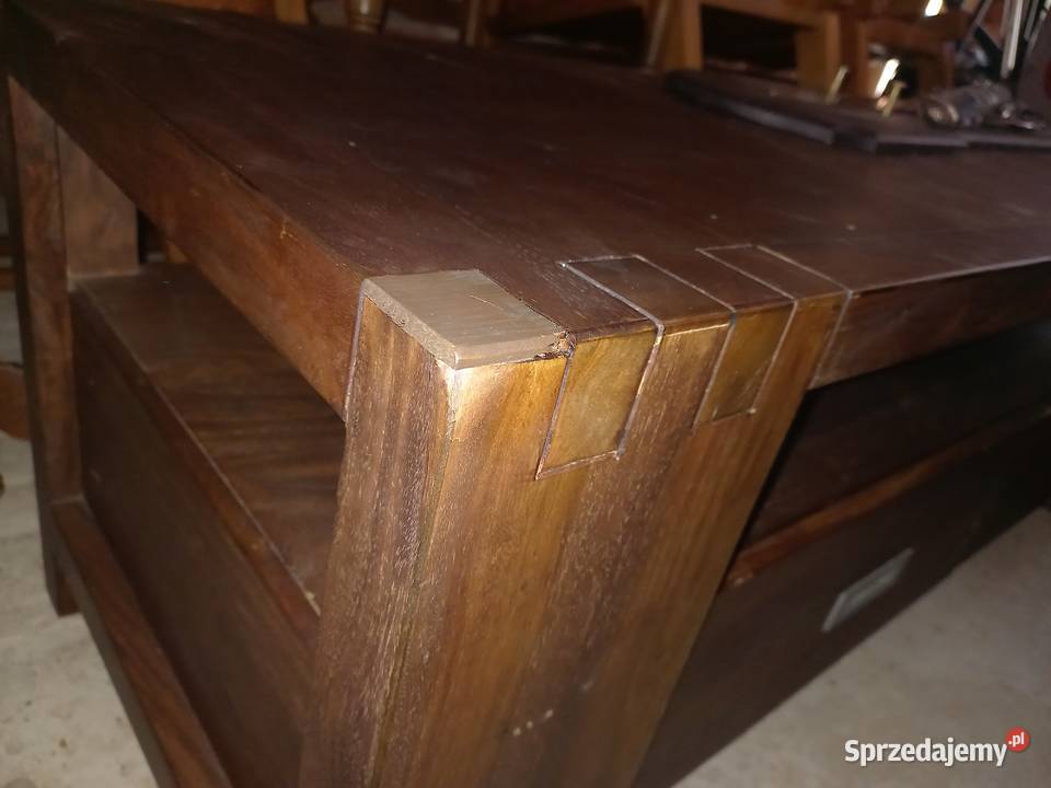 Szafka RTV Komoda akacja drewniana Szafka pod Gawroniec