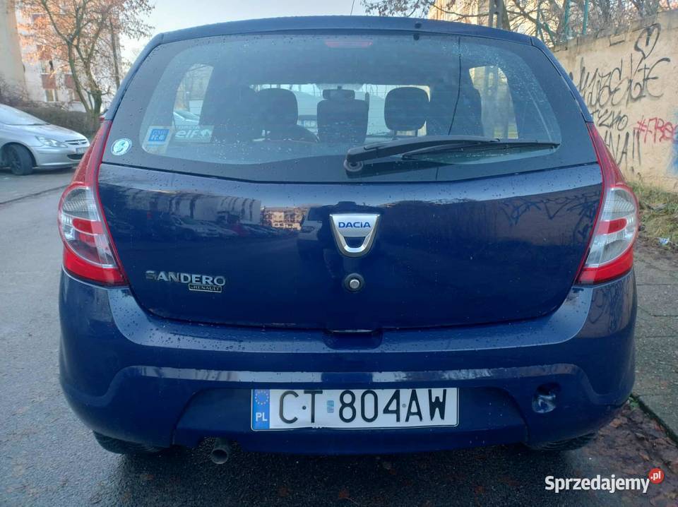 DACIA SANDERO LPG FABRYCZNY KLIMA immobilizer kujawsko-pomorskie Toruń