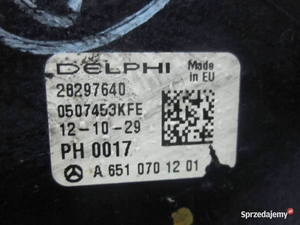 SPRINTER W906 22 CDI 651955 13r pompa wtryskowa Kielce