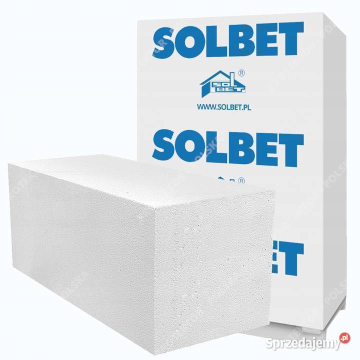 Bloczek pustak biały SOLBET beton komórkowy HDS Grodzisko Dolne