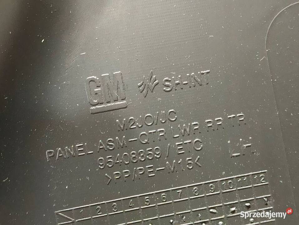 Tapicerka Boczek Bagażnika Lewy Opel Karl osobowe Pleszew
