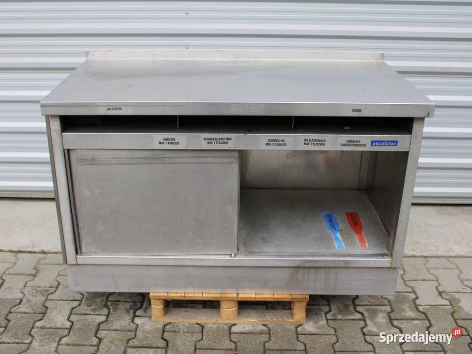 Szafka robocza ze stali nierdzewnej 1370 x 700 x Niedźwiedź