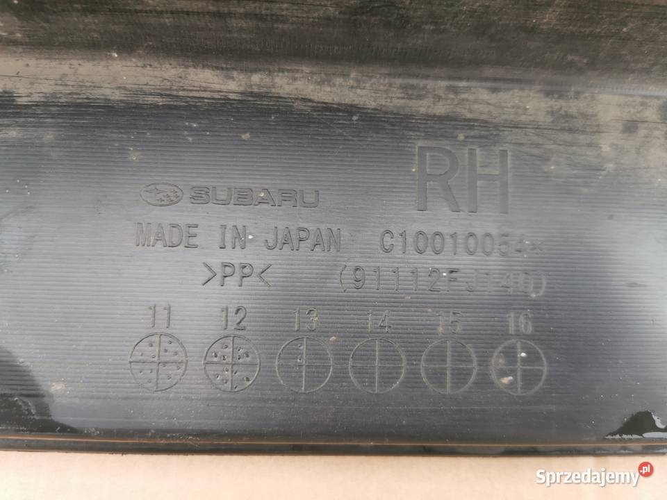 Listwa progowa prawa rh Subaru XV 1117 Międzychód sprzedam
