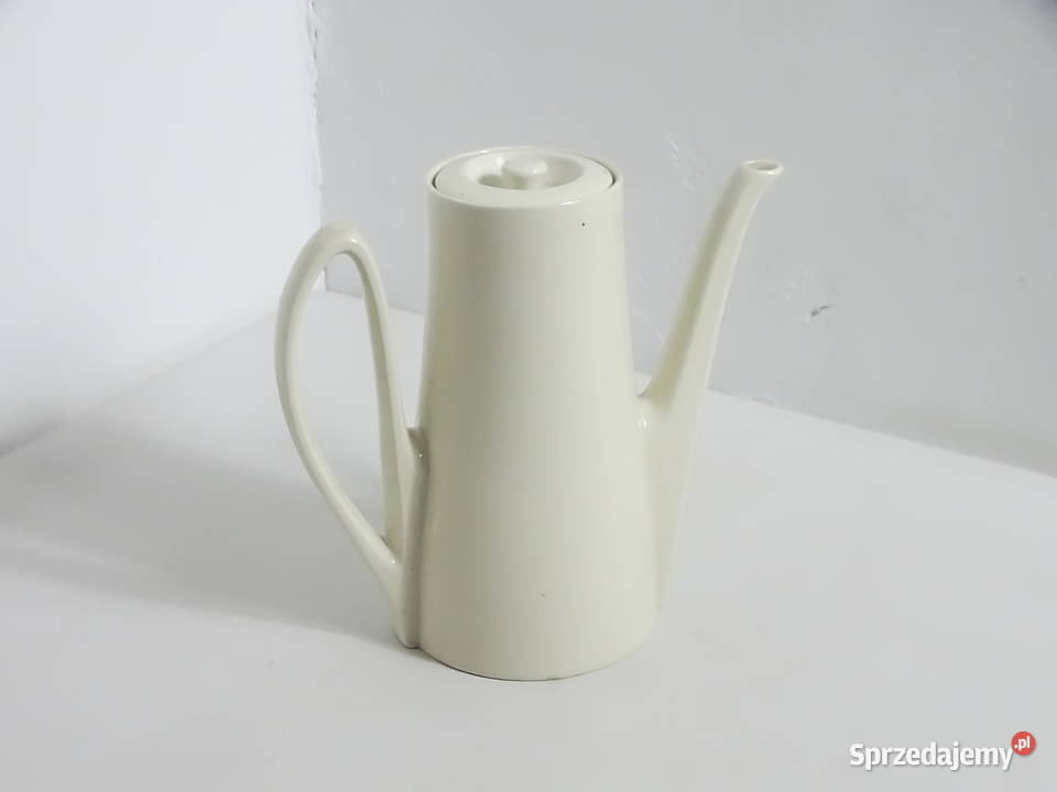 Designerski dzbanek imbryk Vintage PRL Modernizm lubelskie