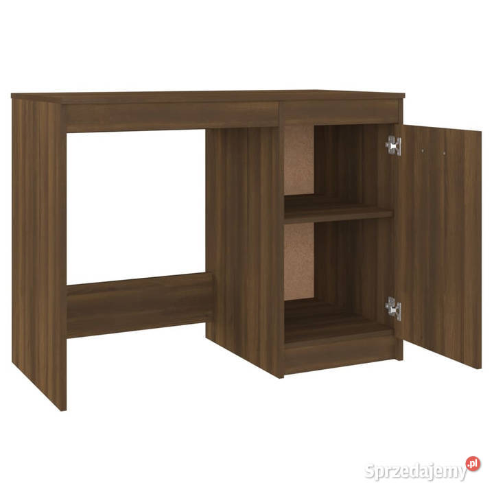 Biurko brązowy dąb 100x50x76 materiał Pozostałe Warszawa