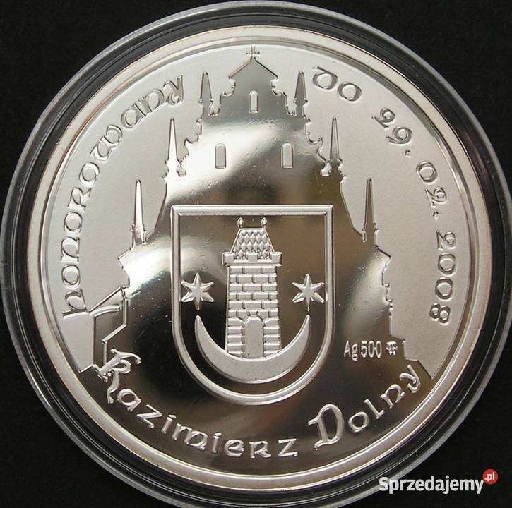 Polska 40 kazimierzy 2009 Kazimierz Dolny SREBRO Łódź