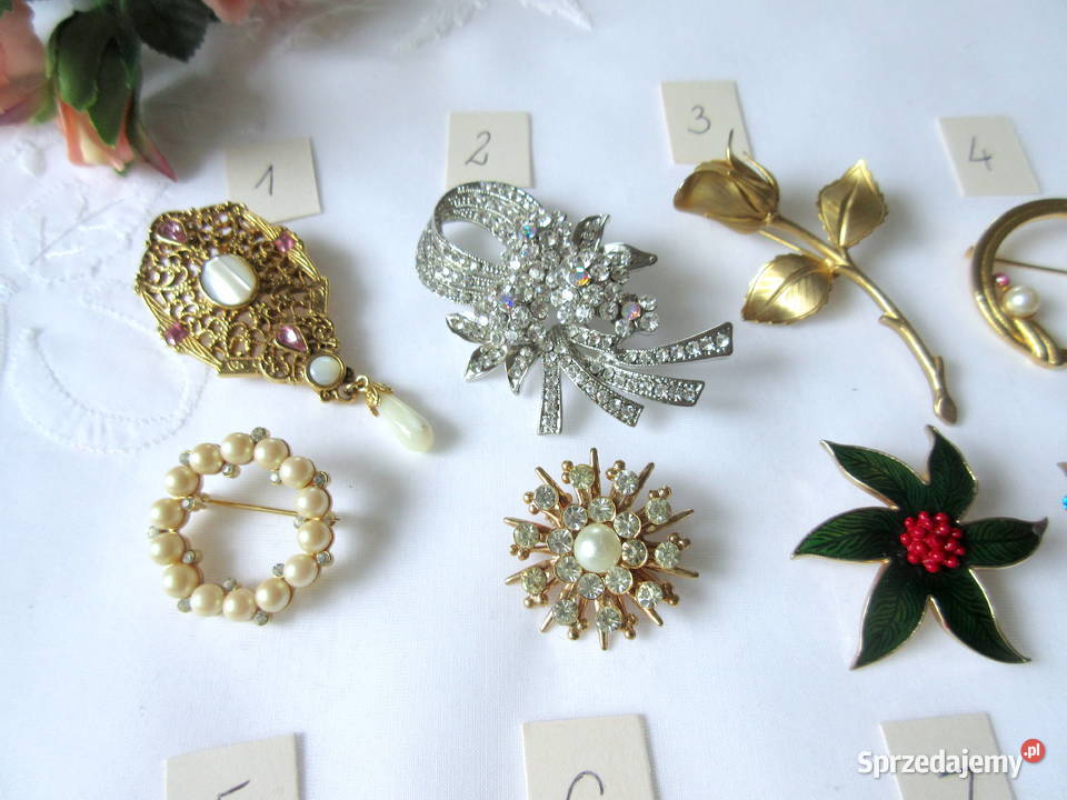 Stara biżuteria vintage lata 80