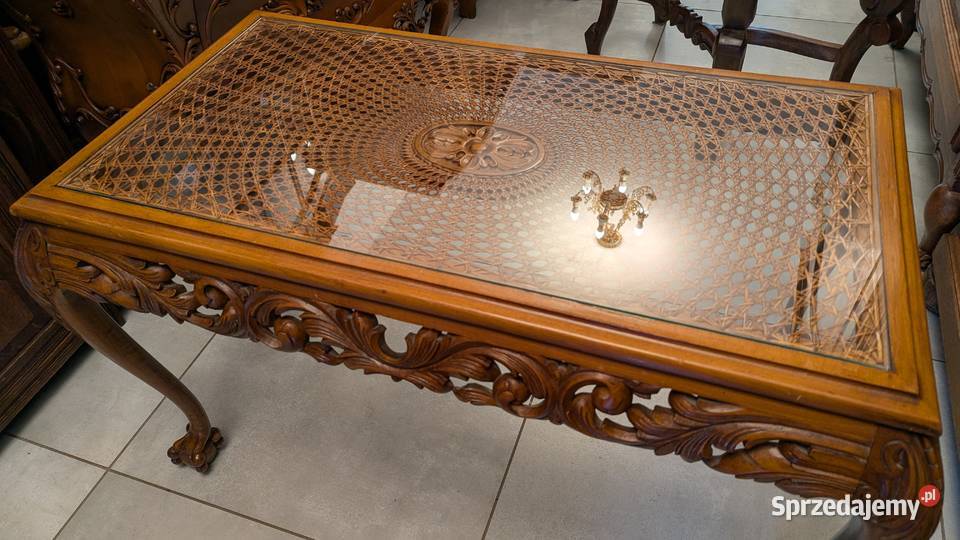 Piękny dębowy stolik na łapachsklep Dąbrowa Dąbrowa Górnicza