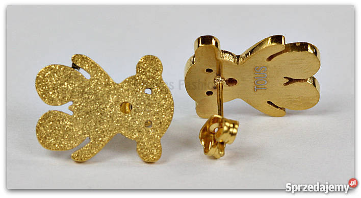 Złote Kolczyki Tous Misie Nowość Okazja dolnośląskie Wrocław sprzedam