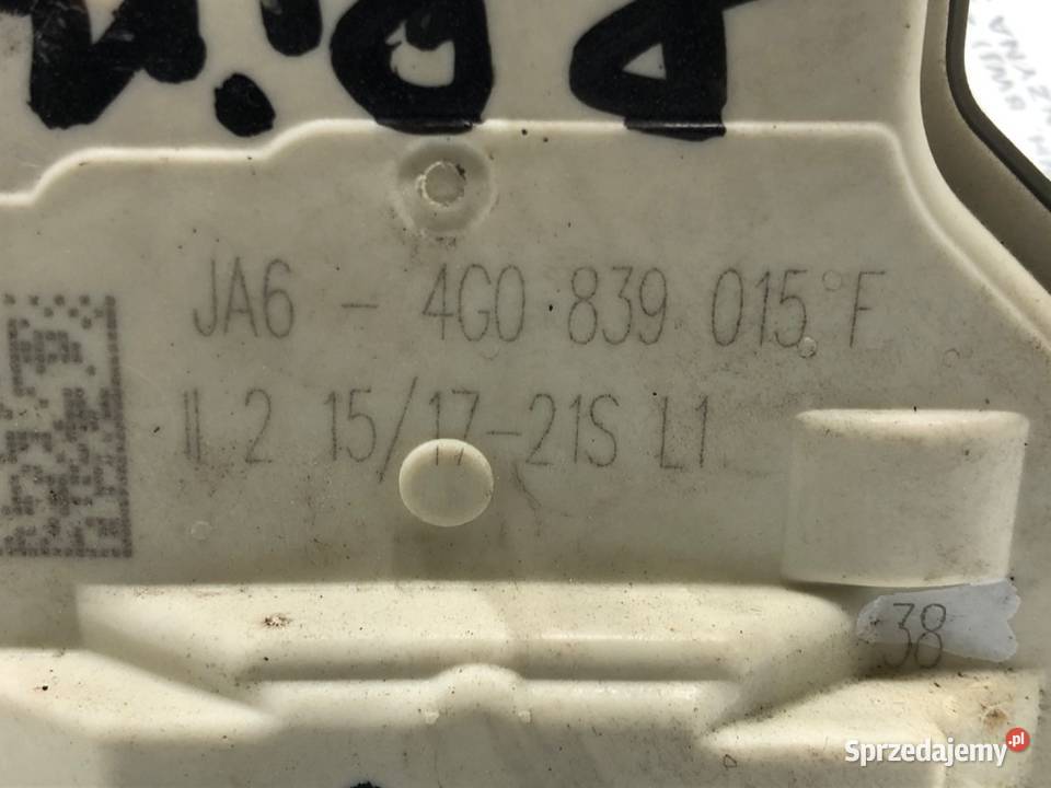 ZAMEK DRZWI LEWY TYŁ AUDI A4 B9 Kombi 4G0839015F sprzedam