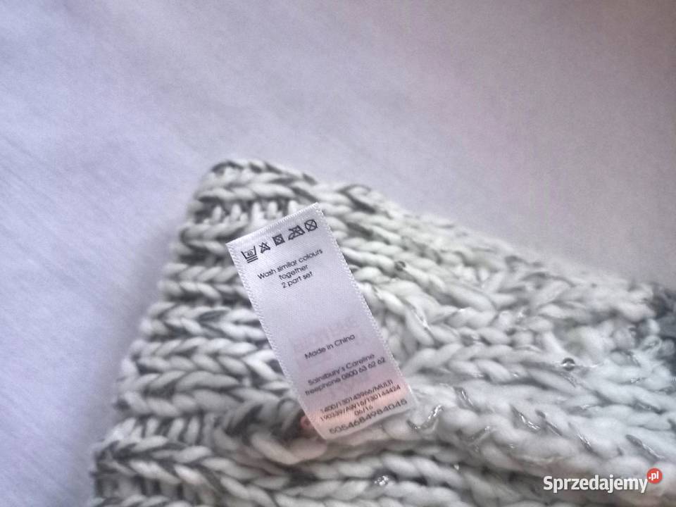 Czapka damska Pompon r SM zimowa Cekiny NOWA Białystok