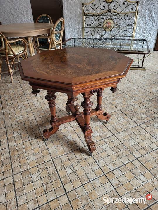 Stary stolik kawowy ośmiokątny Rybnik