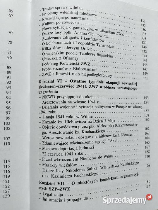 Wileńszczyzna lat wojny i okupacji 19391945 pomorskie Gdynia sprzedam