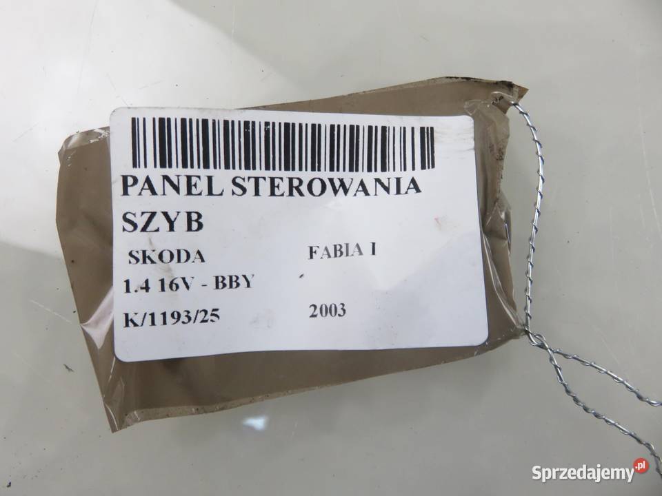 PANEL SZYB SKODA FABIA I 1J3959857A 6Y1867227B